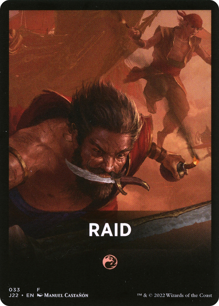 Raid Theme Card [Jumpstart 2022 Front Cards] | Exor Games Truro