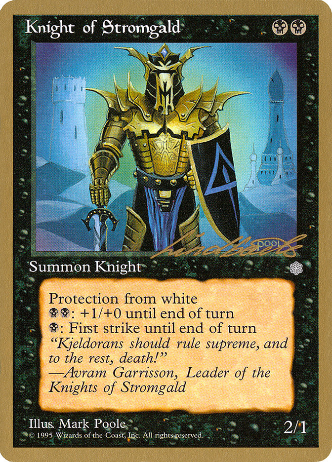 Knight of Stromgald (Leon Lindback) [Pro Tour Collector Set] | Exor Games Truro