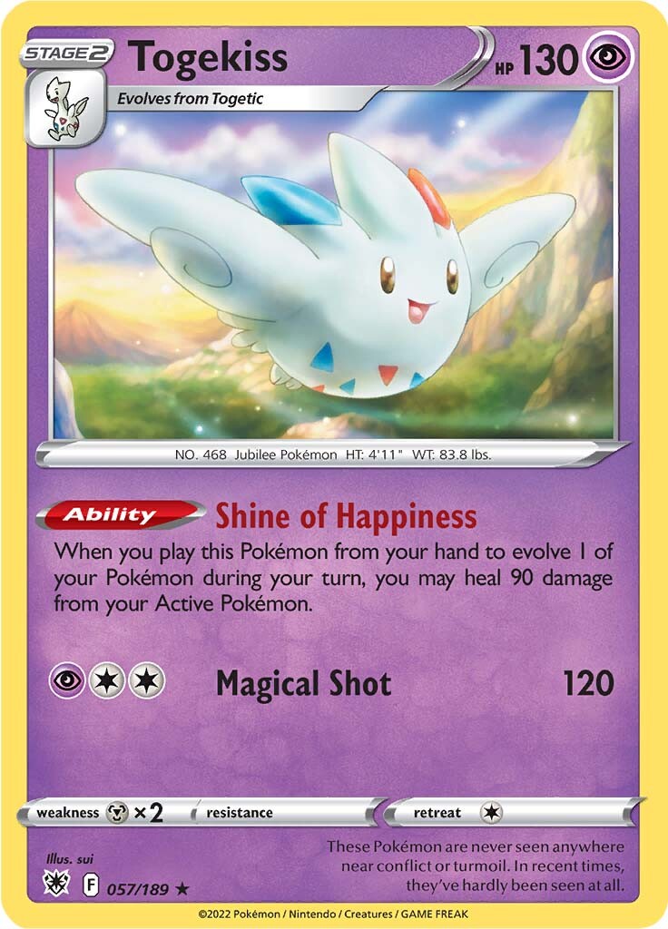 Togekiss (057/189) [Sword & Shield: Astral Radiance] | Exor Games Truro