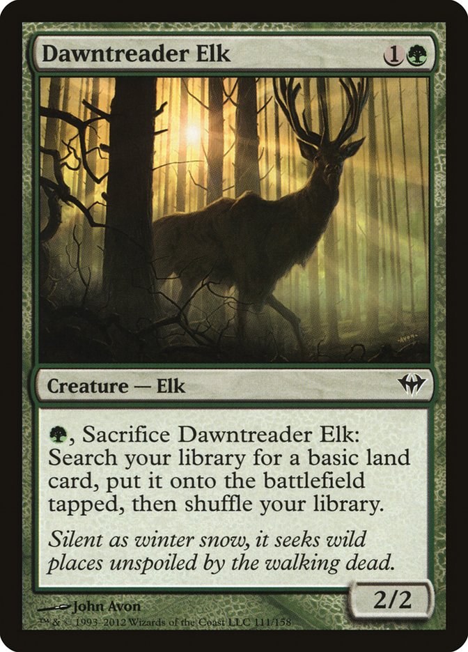 Dawntreader Elk [Dark Ascension] | Exor Games Truro