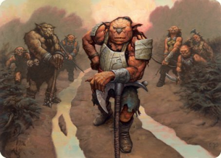 Hobgoblin Bandit Lord Art Card [Dungeons & Dragons: Adventures in the Forgotten Realms Art Series] | Exor Games Truro