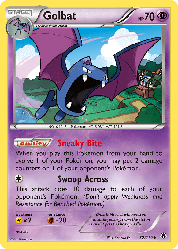 Golbat (32/119) [XY: Phantom Forces] | Exor Games Truro