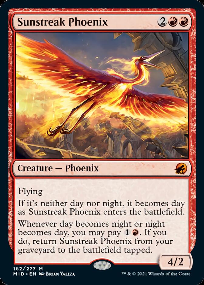 Sunstreak Phoenix [Innistrad: Midnight Hunt] | Exor Games Truro