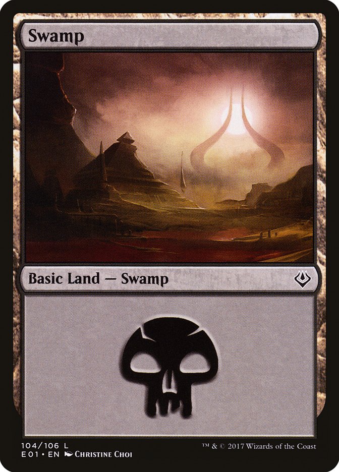 Swamp (104) [Archenemy: Nicol Bolas] | Exor Games Truro