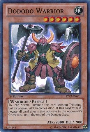 Dododo Warrior [ZTIN-EN001] Super Rare | Exor Games Truro