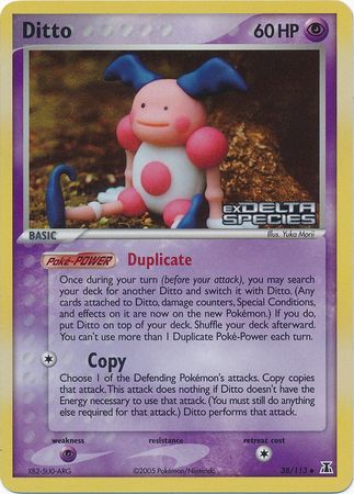 Ditto (38/113) (Stamped) [EX: Delta Species] | Exor Games Truro