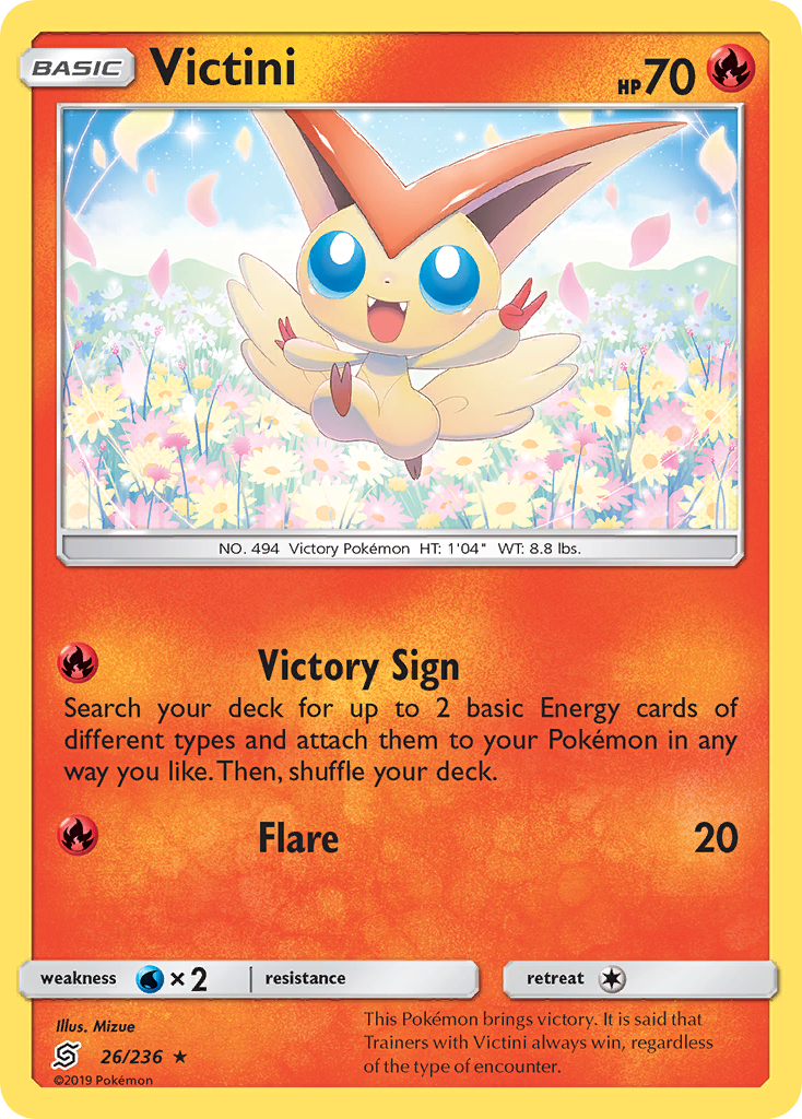 Victini (26/236) [Sun & Moon: Unified Minds] | Exor Games Truro