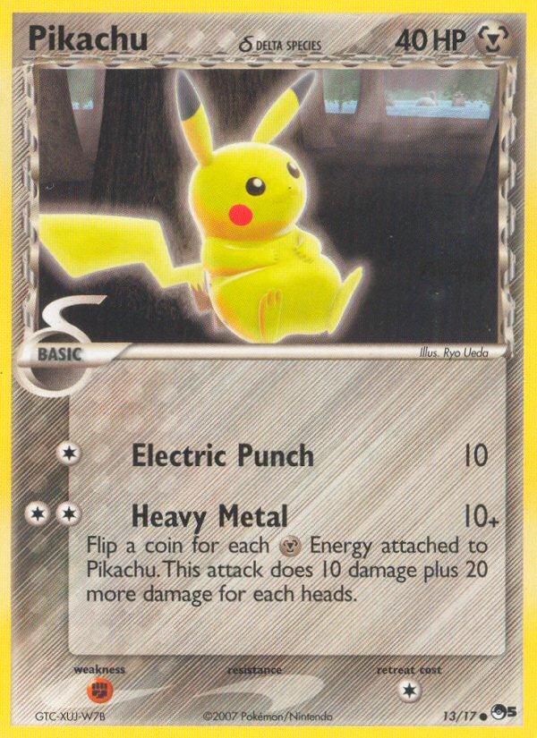 Pikachu (13/17) (Delta Species) [POP Series 5] | Exor Games Truro