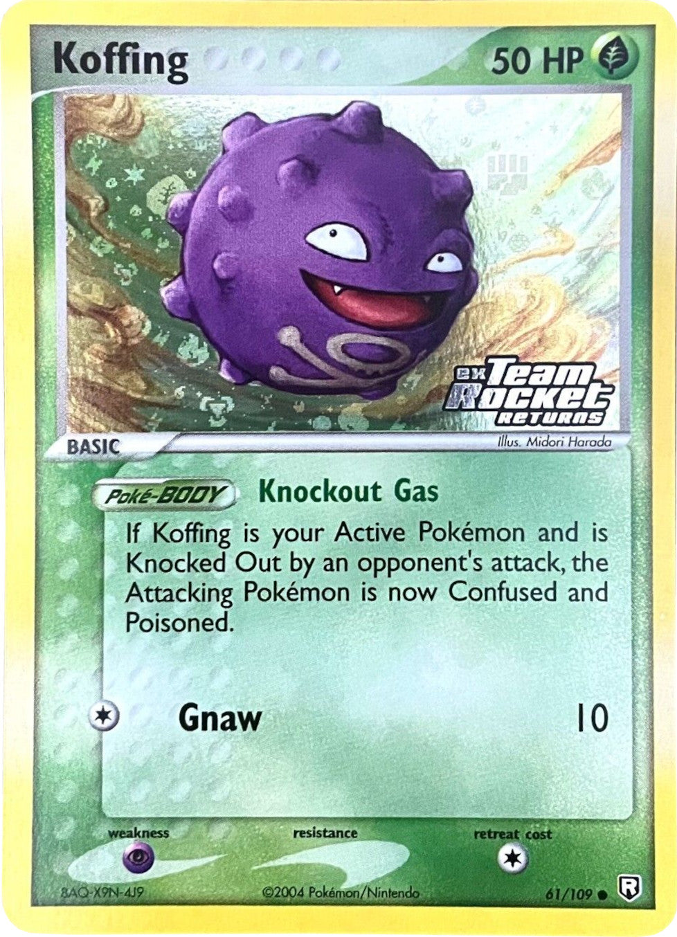 Koffing (61/109) (Stamped) [EX: Team Rocket Returns] | Exor Games Truro