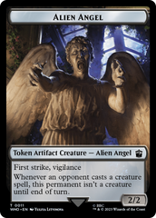 Alien Angel // Food (0025) Double-Sided Token [Doctor Who Tokens] | Exor Games Truro