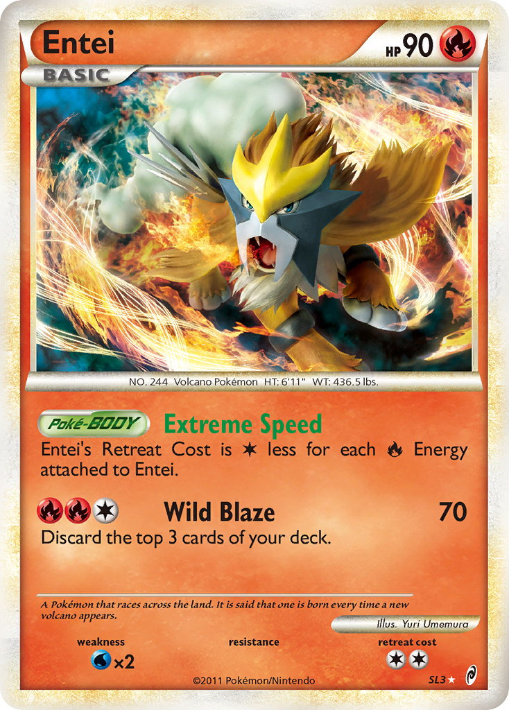 Entei (SL3) [HeartGold & SoulSilver: Call of Legends] | Exor Games Truro