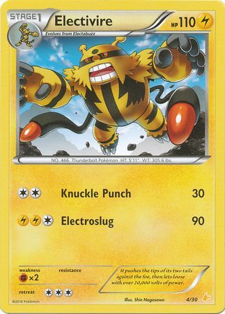 Electivire (4/30) [XY: Trainer Kit 3 - Pikachu Libre] | Exor Games Truro