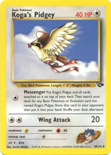 Koga's Pidgey (49/132) [Gym Challenge Unlimited] | Exor Games Truro