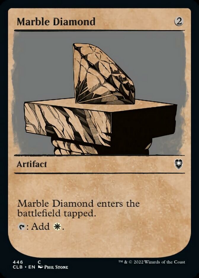 Marble Diamond (Showcase) [Commander Legends: Battle for Baldur's Gate] | Exor Games Truro