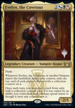 Evelyn, the Covetous (Promo Pack) [Streets of New Capenna Promos] | Exor Games Truro