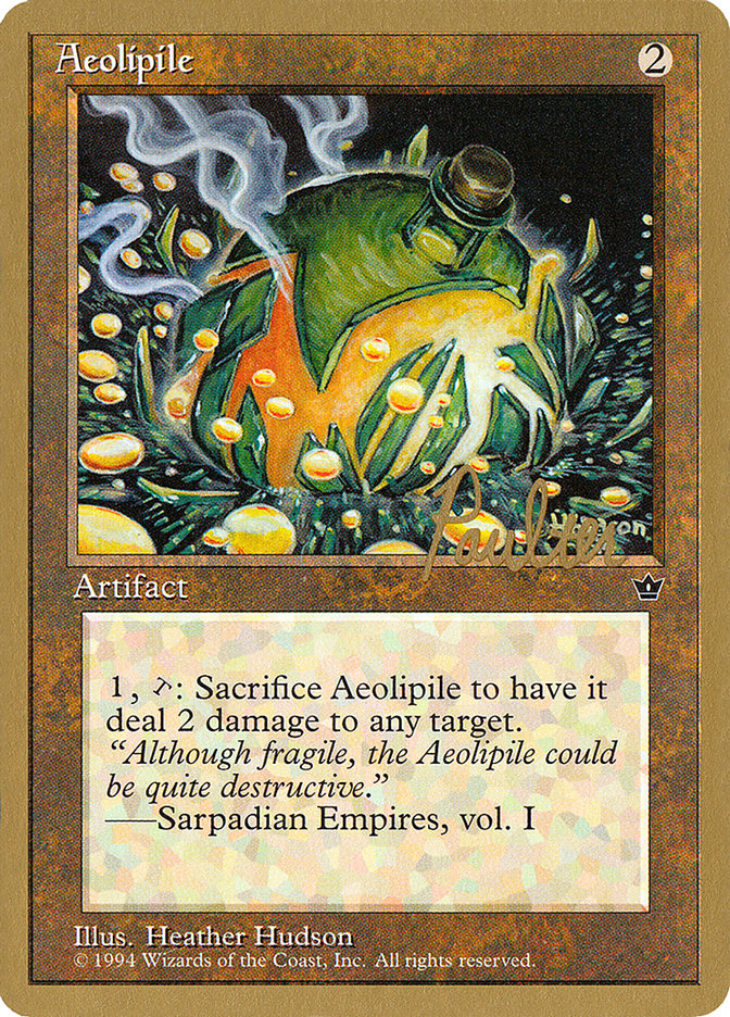 Aeolipile (Preston Poulter) [Pro Tour Collector Set] | Exor Games Truro