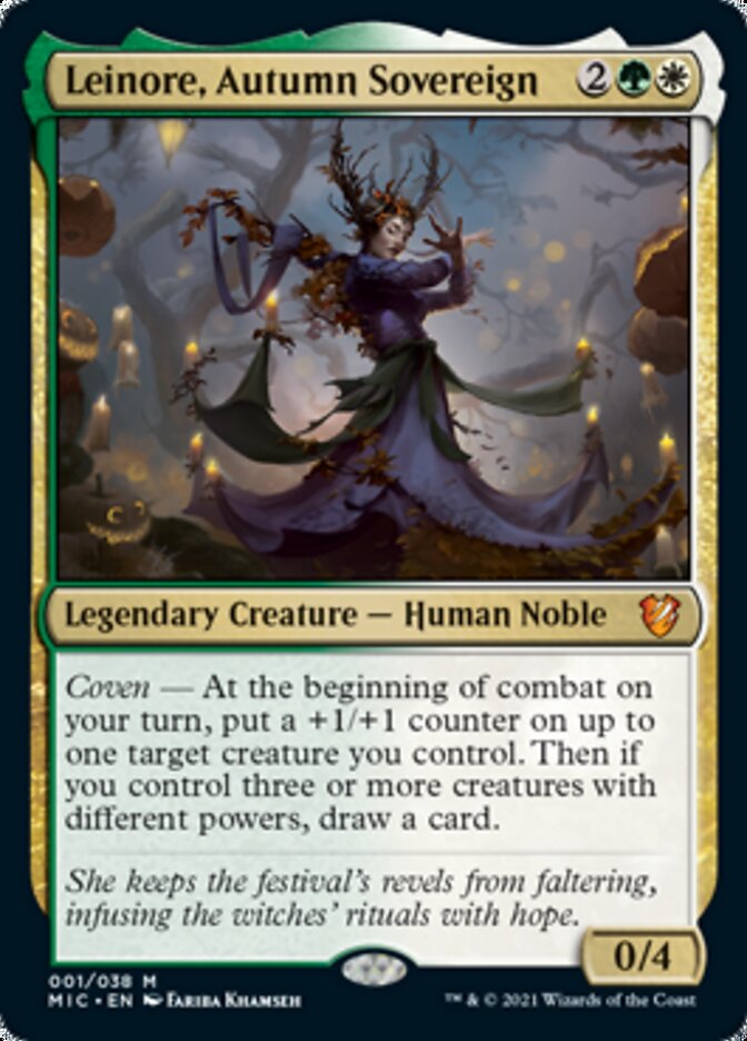 Leinore, Autumn Sovereign (Display Commander) [Innistrad: Midnight Hunt Commander] | Exor Games Truro