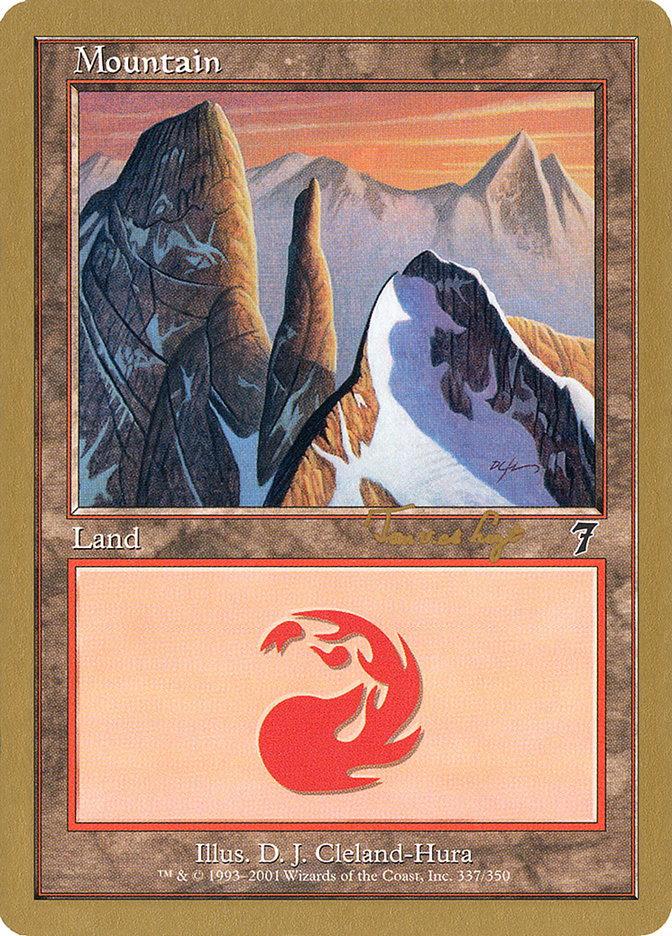 Mountain (337) (Tom van de Logt) [World Championship Decks 2001] | Exor Games Truro