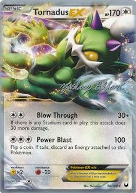 Tornadus EX (90/108) (CMT - Zachary Bokhari) [World Championships 2012] | Exor Games Truro