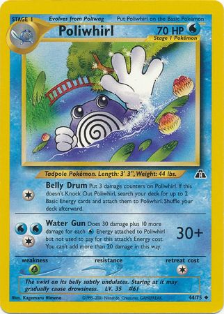 Poliwhirl (44/75) [Neo Discovery Unlimited] | Exor Games Truro