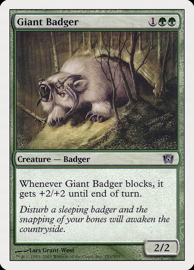 Giant Badger [Eighth Edition] | Exor Games Truro