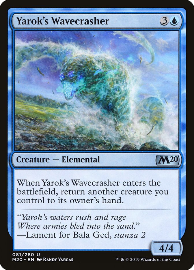 Yarok's Wavecrasher [Core Set 2020] | Exor Games Truro