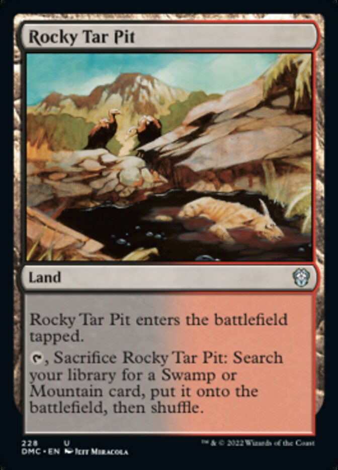 Rocky Tar Pit [Dominaria United Commander] | Exor Games Truro