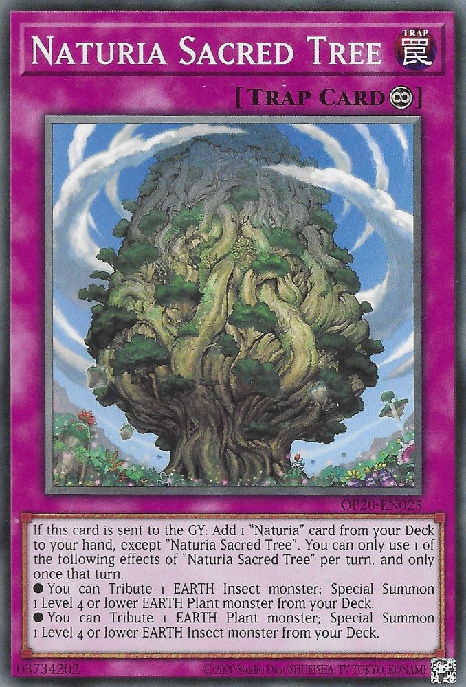 Naturia Sacred Tree [OP20-EN025] Common | Exor Games Truro