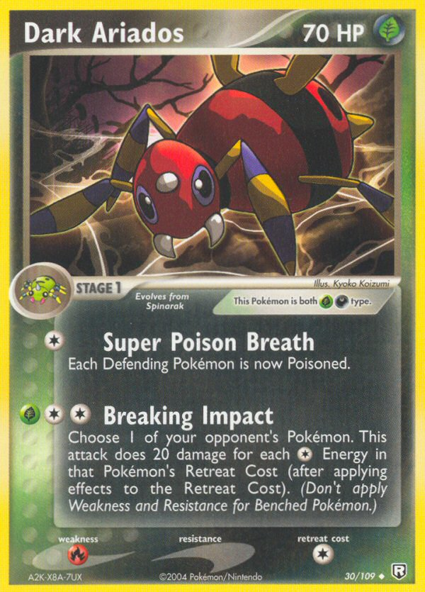 Dark Ariados (30/109) [EX: Team Rocket Returns] | Exor Games Truro