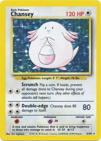 Chansey (3/102) [Base Set Unlimited] | Exor Games Truro