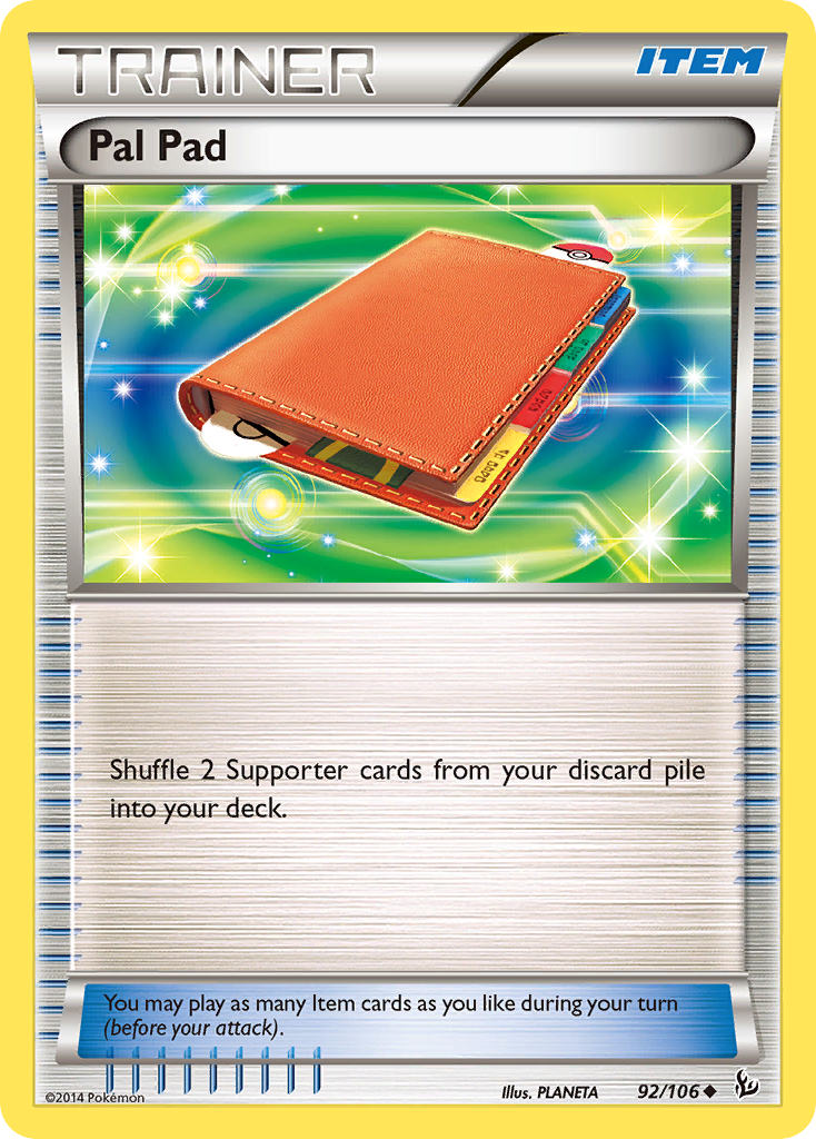 Pal Pad (92/106) [XY: Flashfire] | Exor Games Truro