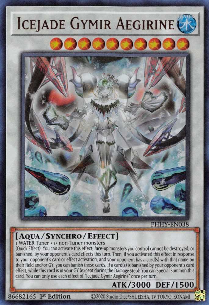 Icejade Gymir Aegirine [PHHY-EN038] Ultra Rare | Exor Games Truro