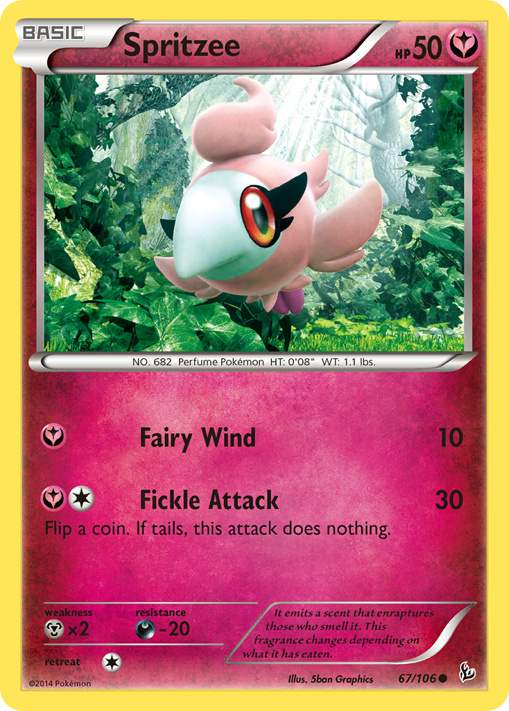 Spritzee (67/106) [XY: Flashfire] | Exor Games Truro