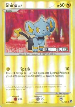 Shinx (98/130) [Burger King Promos: 2008 Collection] | Exor Games Truro