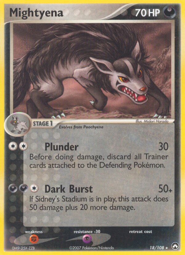 Mightyena (18/108) (Theme Deck Exclusive) [EX: Power Keepers] | Exor Games Truro