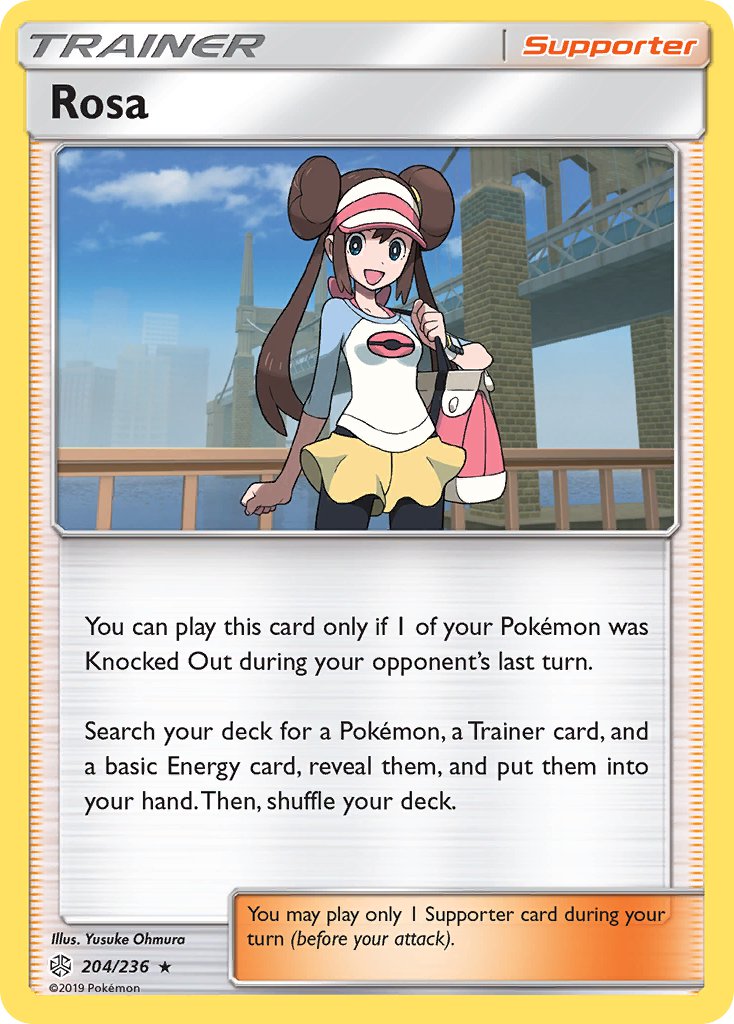 Rosa (204/236) (Theme Deck Exclusive) [Sun & Moon: Cosmic Eclipse] | Exor Games Truro