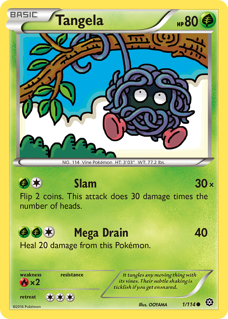 Tangela (1/114) [XY: Steam Siege] | Exor Games Truro