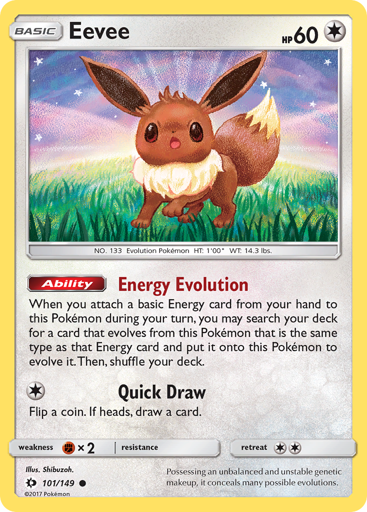 Eevee (101/149) [Sun & Moon: Base Set] | Exor Games Truro