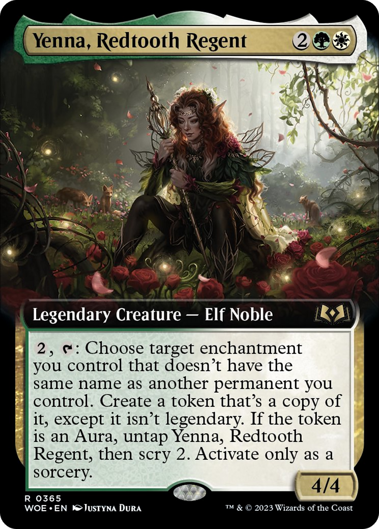 Yenna, Redtooth Regent (Extended Art) [Wilds of Eldraine] | Exor Games Truro