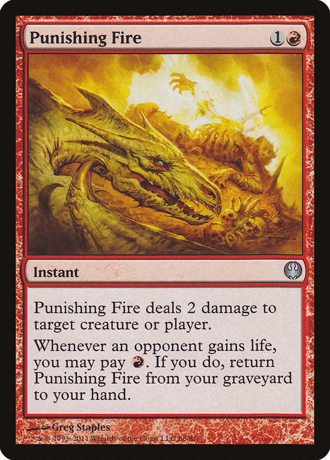 Punishing Fire [Duel Decks: Knights vs. Dragons] | Exor Games Truro