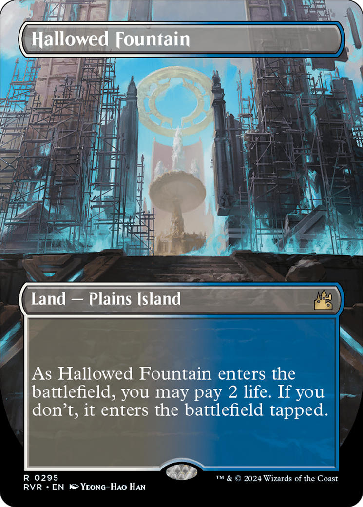 Hallowed Fountain (Borderless) [Ravnica Remastered] | Exor Games Truro