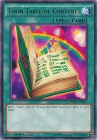 Toon Table of Contents [DPBC-EN047] Rare | Exor Games Truro
