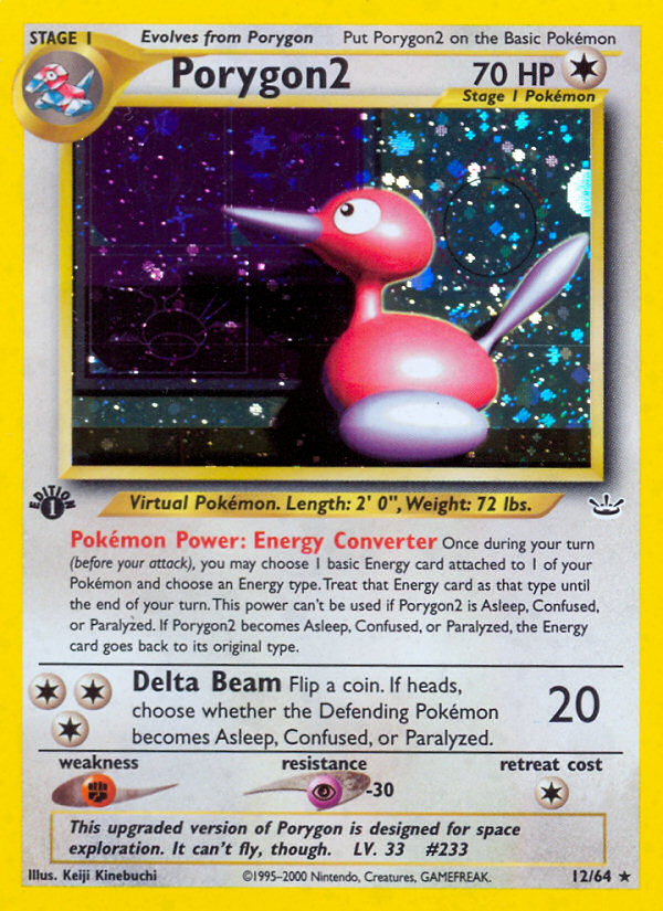 Porygon2 (12/64) [Neo Revelation 1st Edition] | Exor Games Truro