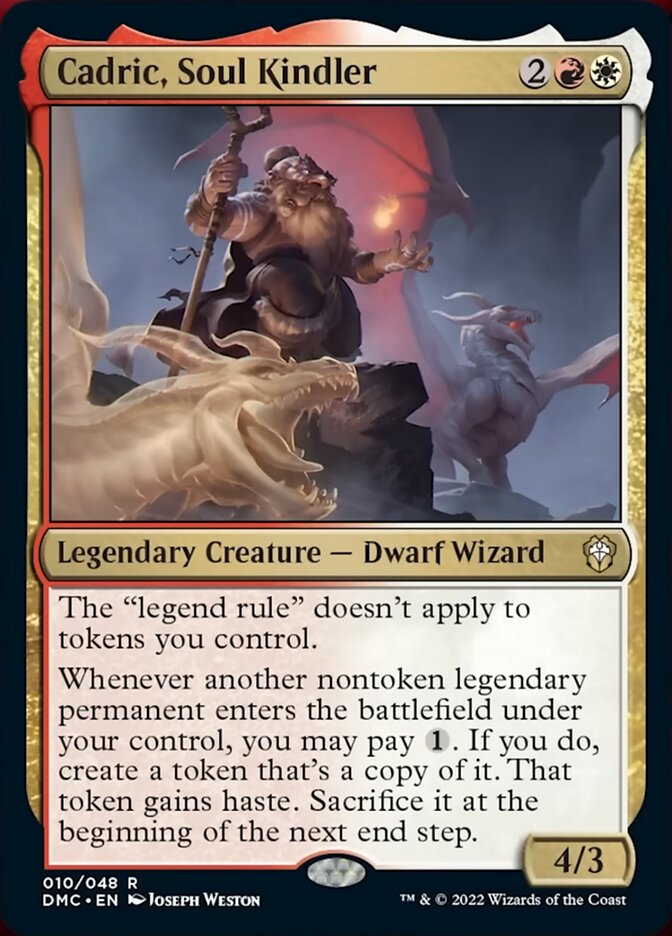 Cadric, Soul Kindler [Dominaria United Commander] | Exor Games Truro
