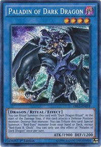 Paladin of Dark Dragon [DRL2-EN018] Secret Rare | Exor Games Truro