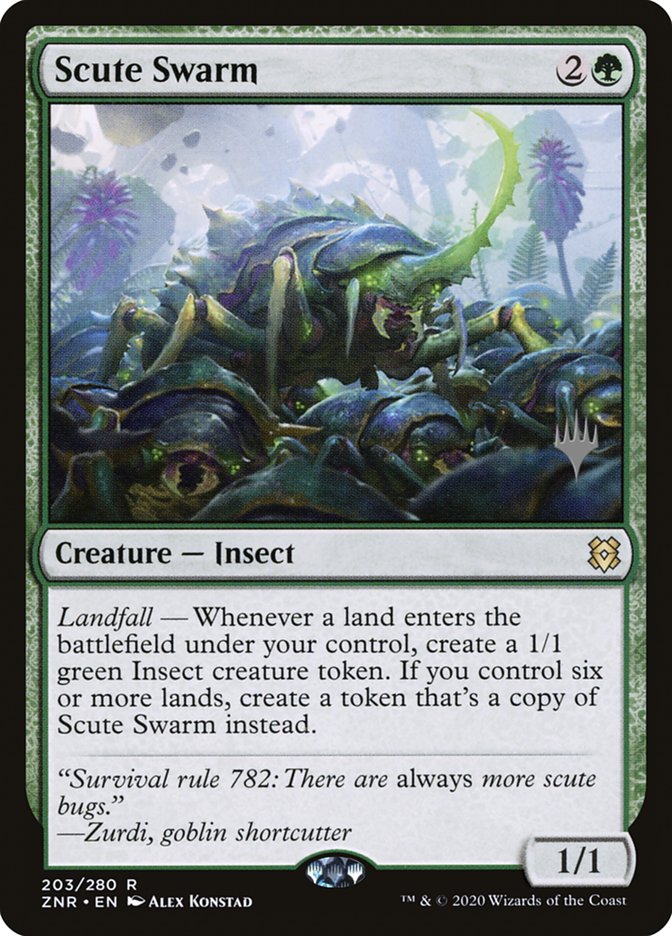 Scute Swarm (Promo Pack) [Zendikar Rising Promos] | Exor Games Truro