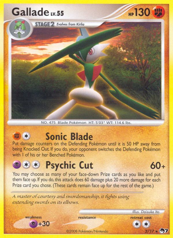 Gallade (2/17) [POP Series 7] | Exor Games Truro