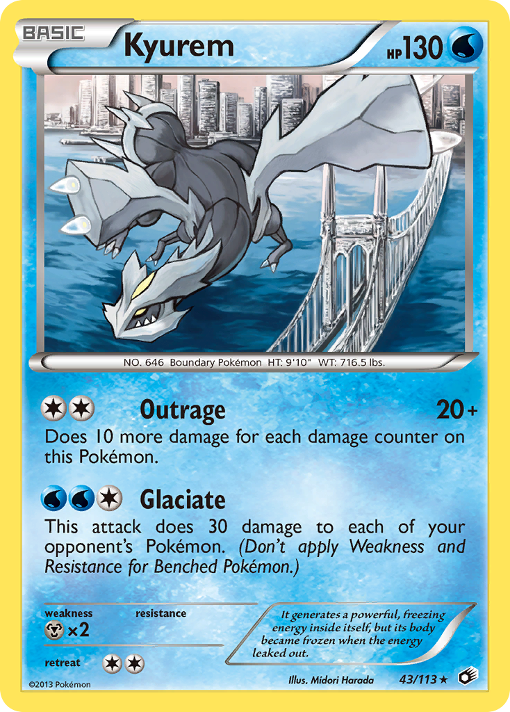 Kyurem (43/113) (Theme Deck Exclusive) [Black & White: Legendary Treasures] | Exor Games Truro