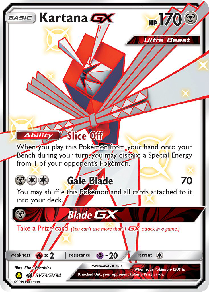 Kartana GX (SV73/SV94) [Sun & Moon: Hidden Fates - Shiny Vault] | Exor Games Truro