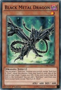 Black Metal Dragon [CORE-EN022] Common | Exor Games Truro